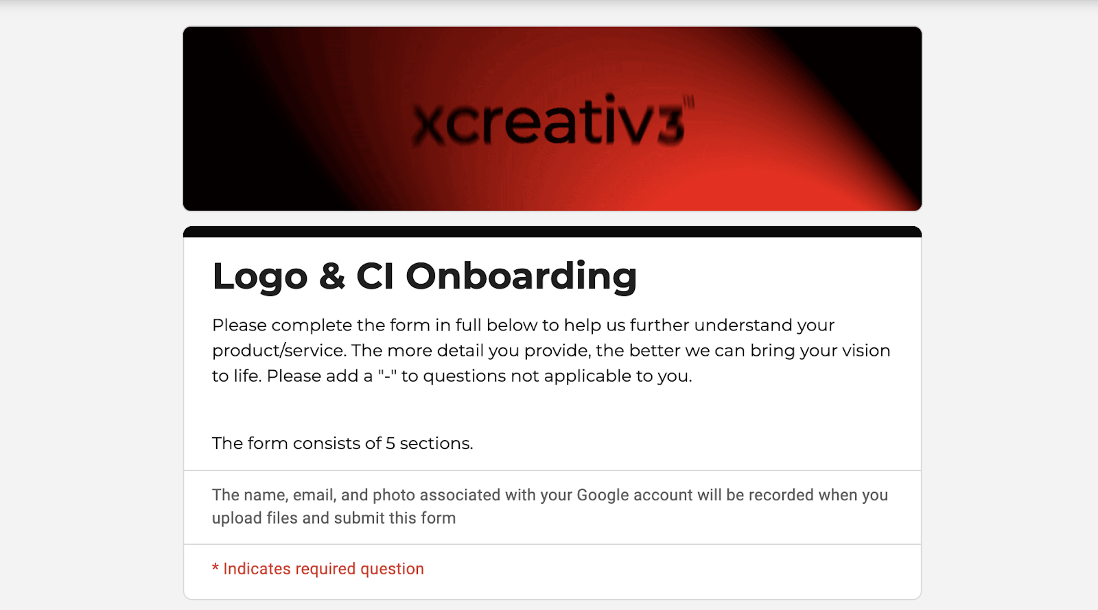 Questionnaire & Onboarding
