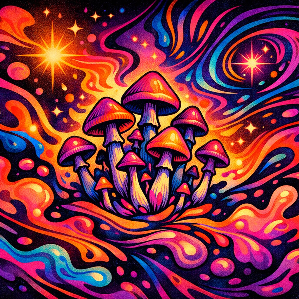 psilocybe cubensis strains – creative and expressive visual interpretation