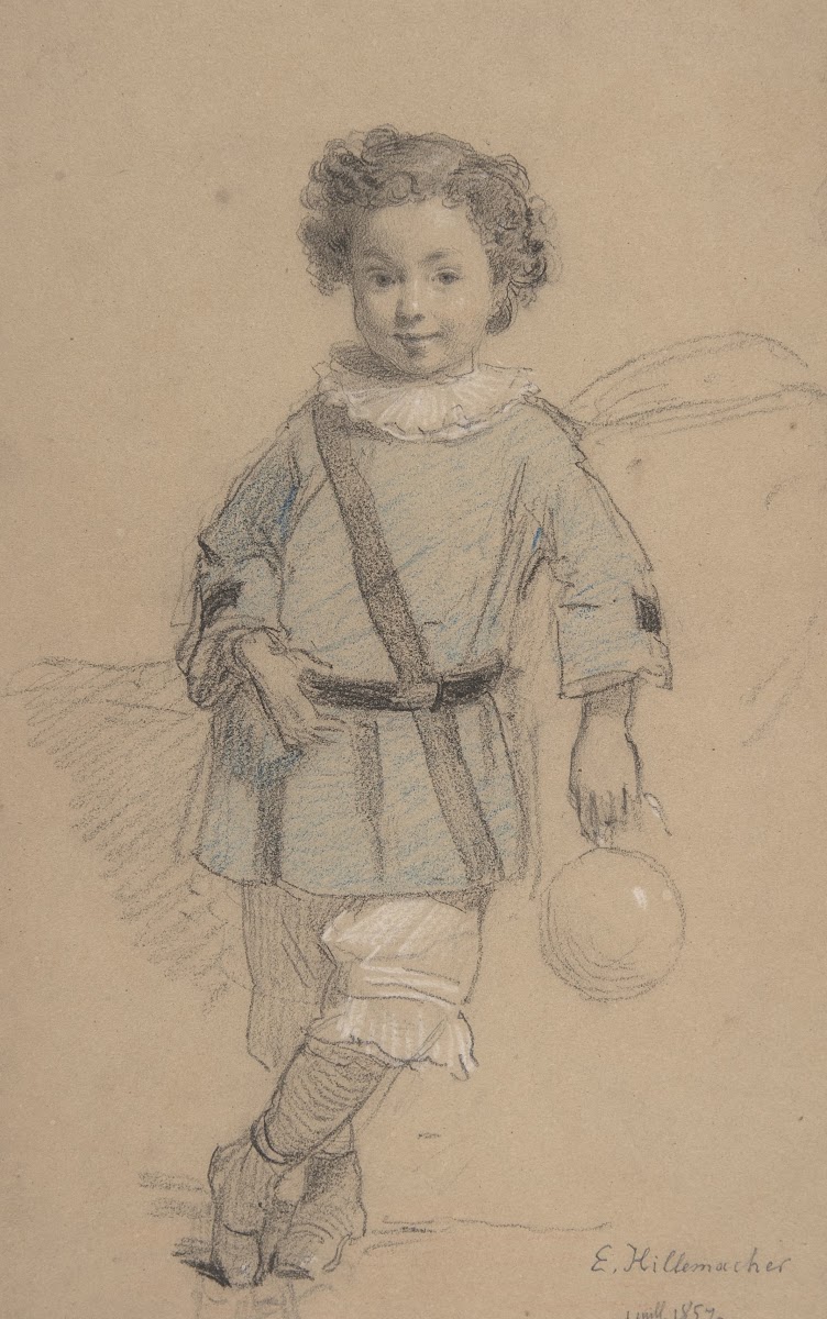 Sketch of a Young Boy 1857