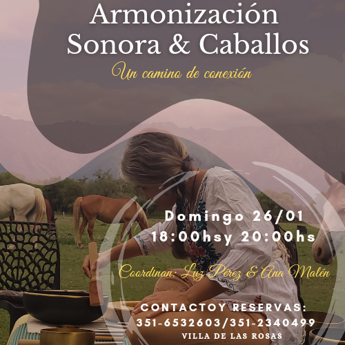 Sanación sonora con caballos