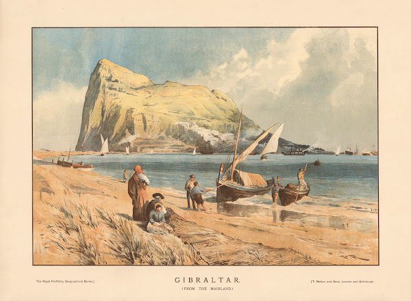 Gibraltar From the Mainland 1907