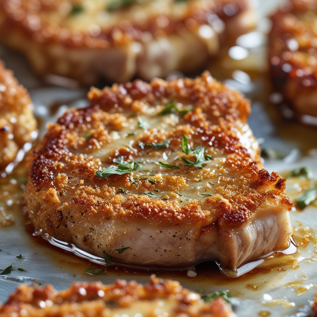 Crispy Parmesan Crusted Pork Chops – Easy Homemade Dinner Recipe