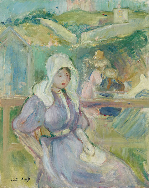 Sur La Plage À Portrieux 1894