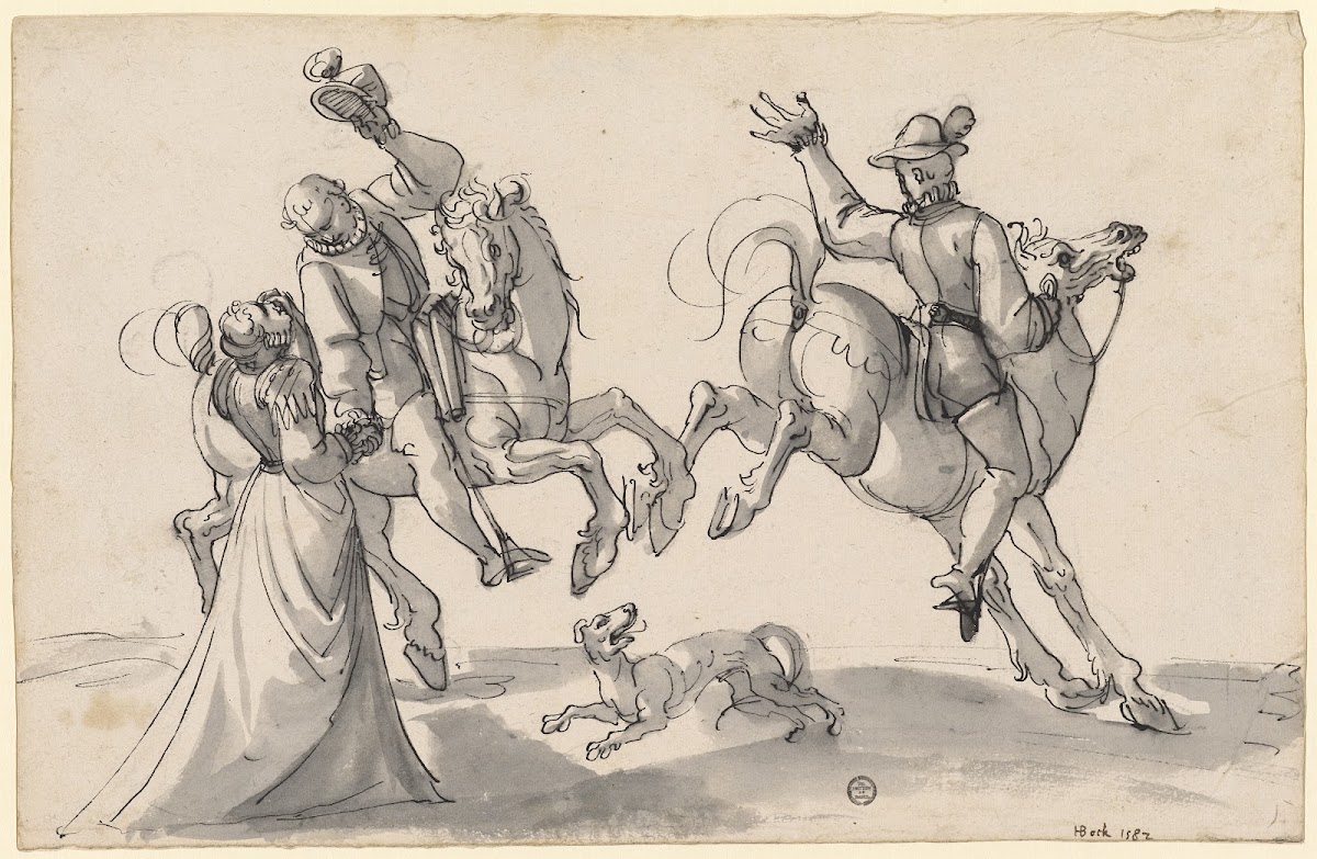 Der Abschied der Kavaliere 1582