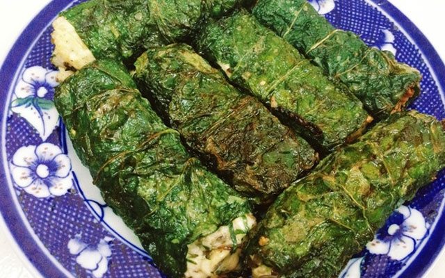 Chả Đậu Hũ Cuốn Lá Lốt