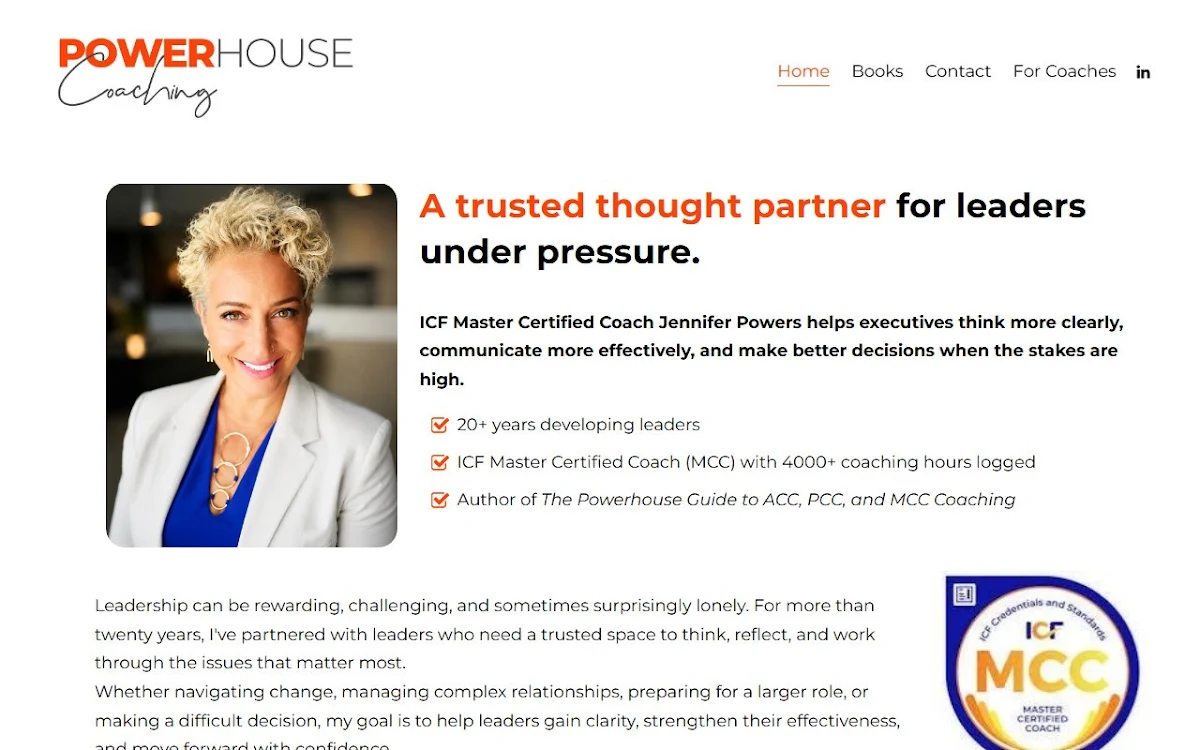 Captura de power house coaching