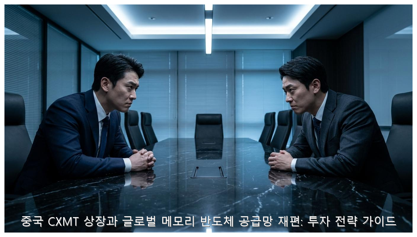 중국 CXMT 상장과 글로벌 메모리 반도체 공급망 재편: 투자 전략 가이드 핵심 안내 및 분석 인포그래픽 (3)