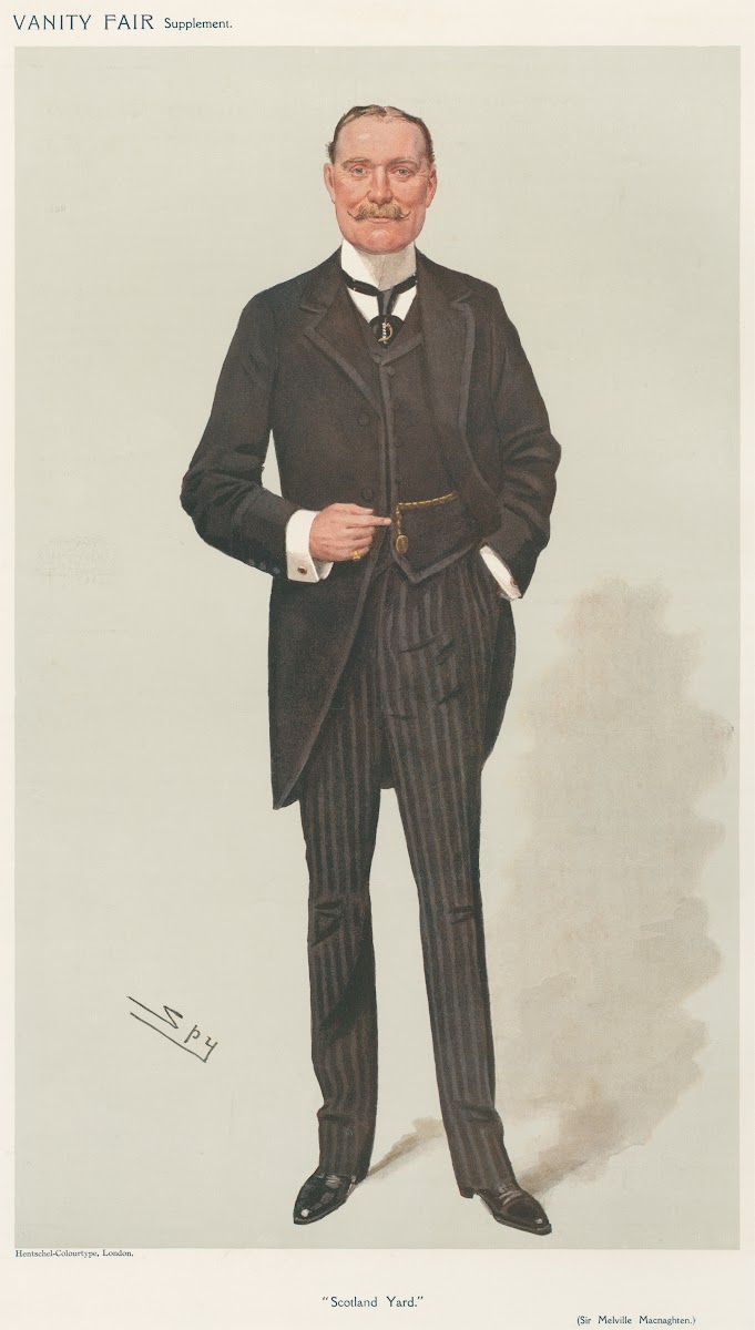 Policemen Scotland Yard Sir Melville Macnaughton August 19 1908 1908