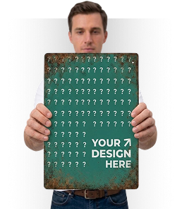 Portrait Metal Sign (EU)