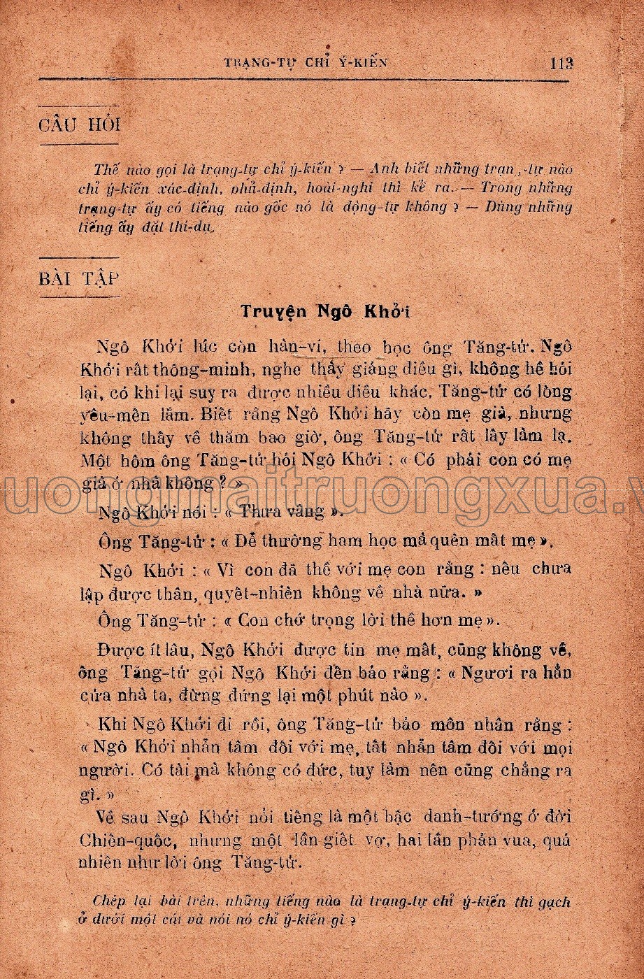 Tiểu học Việt Nam văn phạm giáo khoa thư (1942) - Trang 110