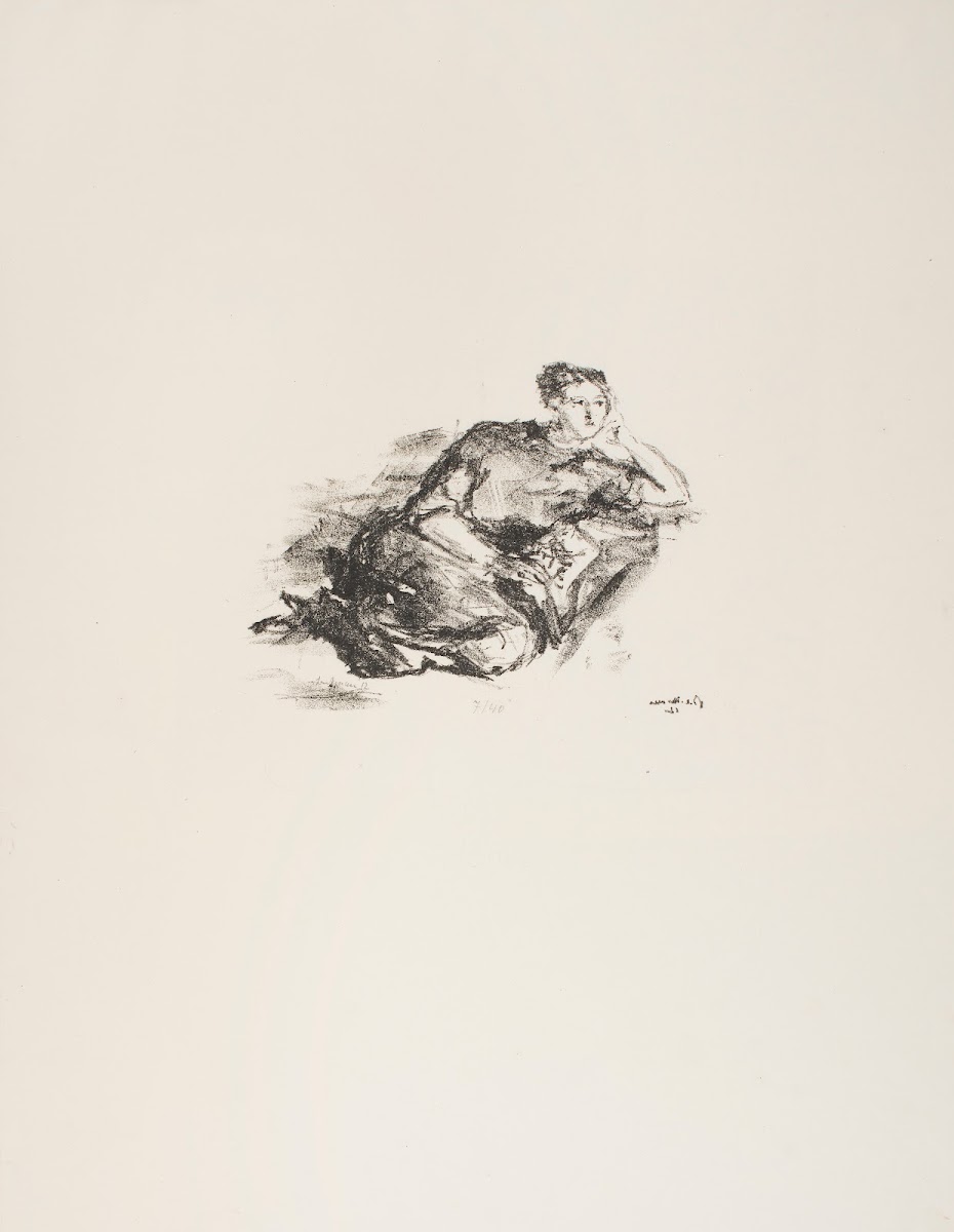 Mink on the Sofa 1912