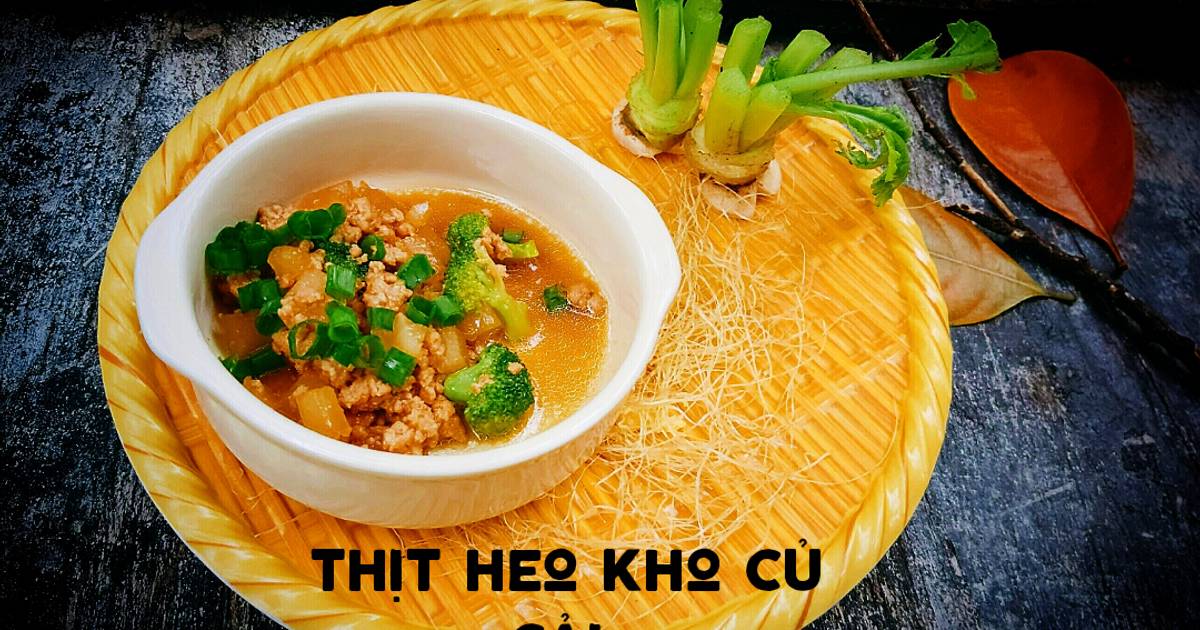 Thịt heo kho củ cải