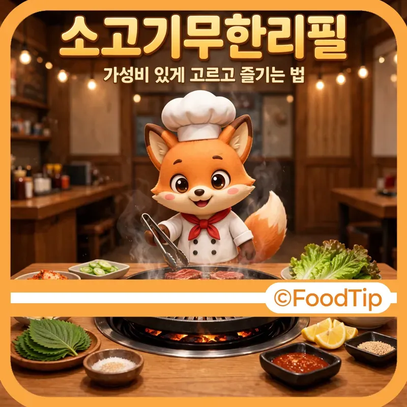 소고기무한리필 가성비 있게 고르고 즐기는 법 썸네일 - 고기를 굽는 셰프 여우