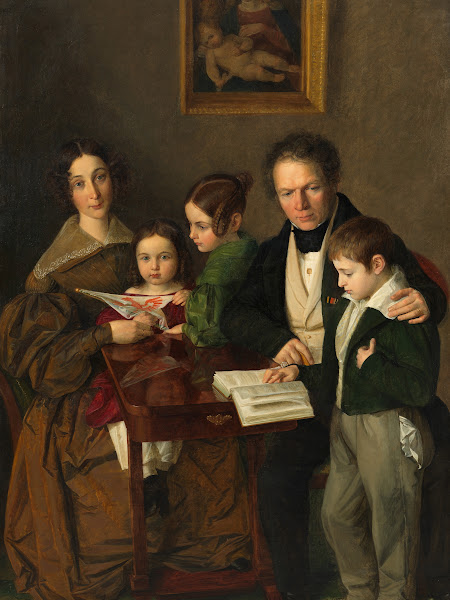 Der Komponist Johann Baptist Gänsbacher 1778 1844 und seine Familie around 1838