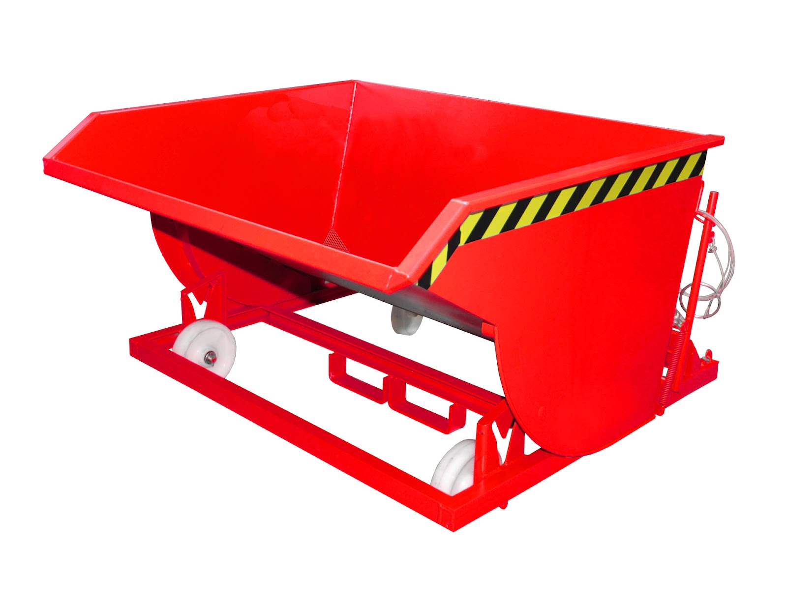 Spaander-kiepcontainer SKM 50, gelakt, Vuurrood