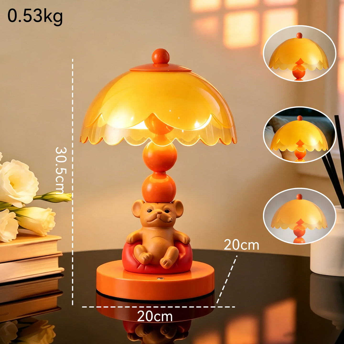 French Bulldog Bedside Lamp