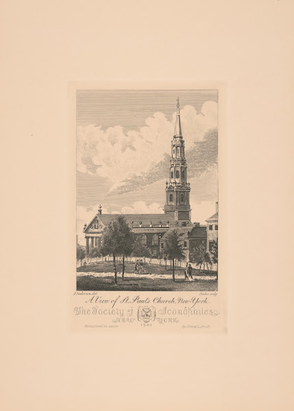 A view of St Pauls church New York 1901