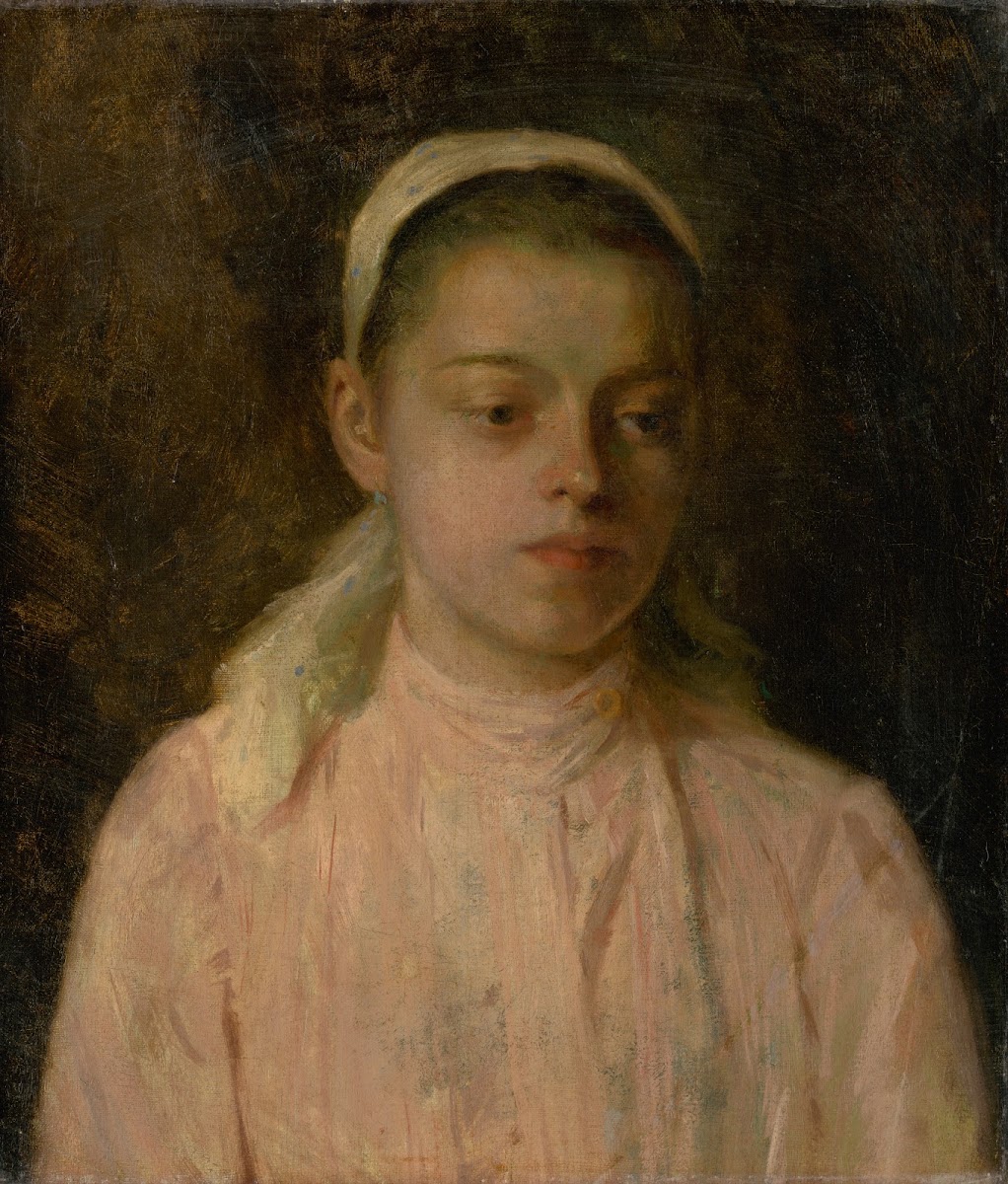 Study of a Head of Peasant Girl 1894