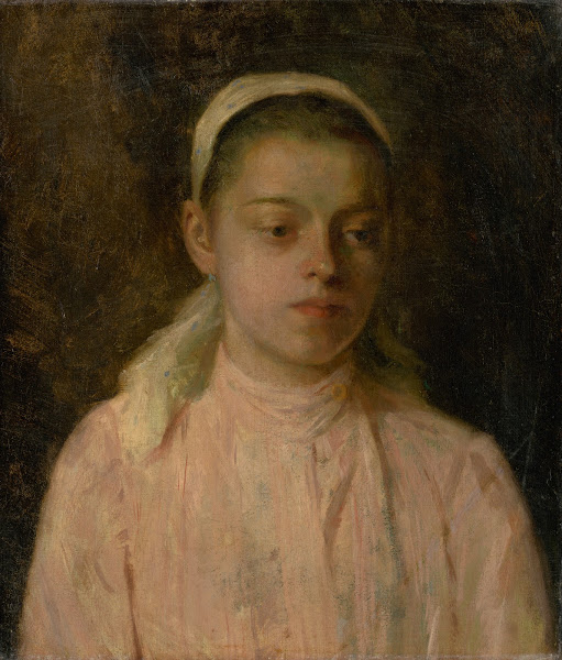 Study of a Head of Peasant Girl 1894