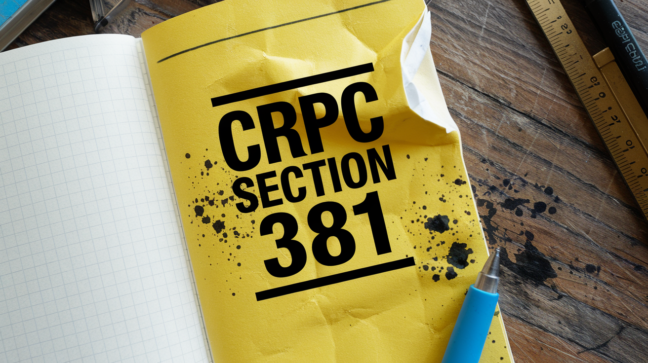 CrPC Section 381 – Disposal of Seized Property