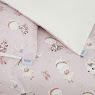 Children's changeable bedding set 4 el Twins Satin Limited Ballerina pink
