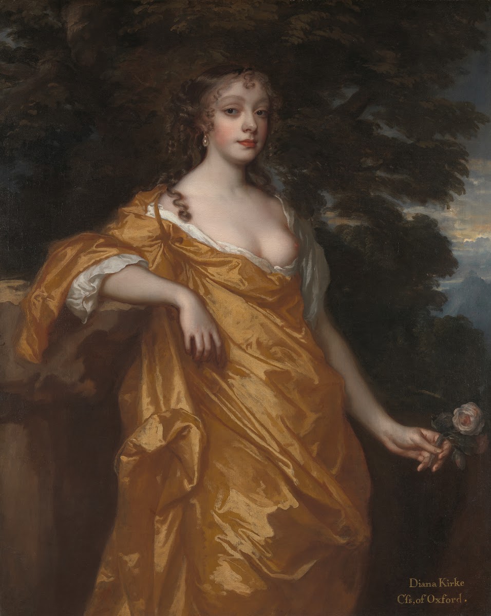 Diana Kirke later Countess of Oxford ca 1665