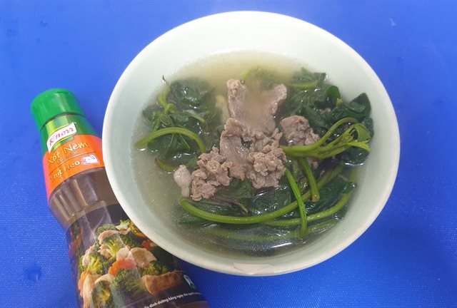 Canh Rau Lang Thịt Bò