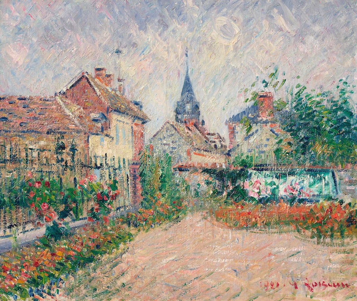 Vue de Saint Cyr du Vaudreuil Eure 1921
