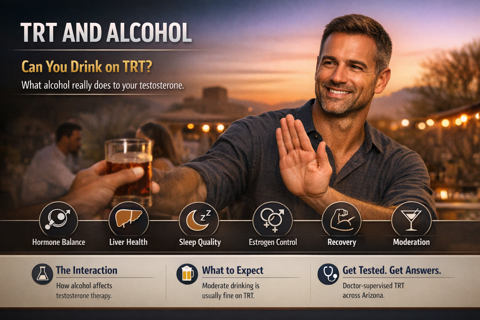 TRT and Alcohol: Can You Drink on Testosterone Therapy?