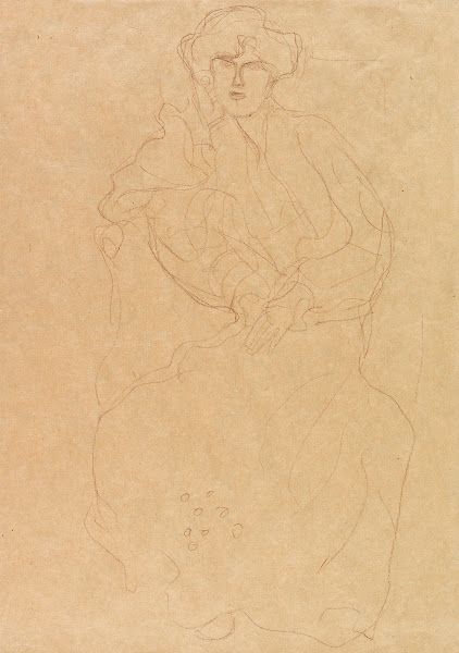 Im Lehnstuhl Sitzende von vorne 1904