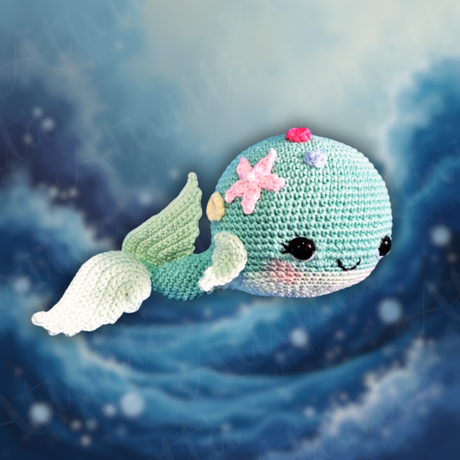 Baleia em Crochê