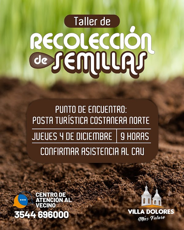 TALLER DE RECOLECCIÓN DE SEMILLAS