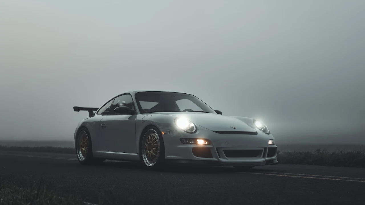 Porsche, Car, Road, Mist, Porsche 911 5K Desktop Wallpaper