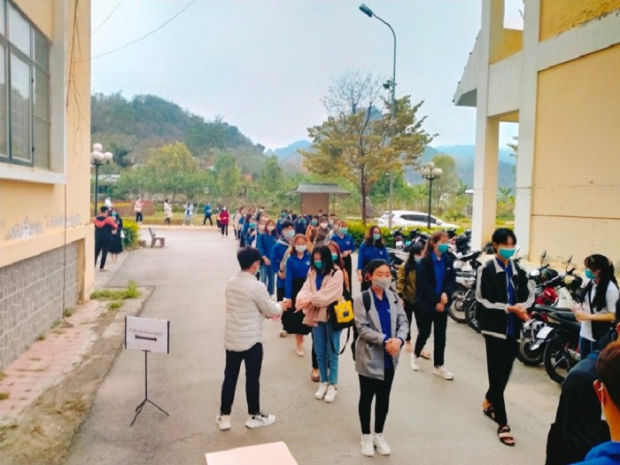 Trường Đại học Tây Bắc đẩy mạnh công tác phòng chống dịch Covid-19 cho cán bộ, giảng viên, sinh viên sau kì nghỉ Tết Nguyên đán