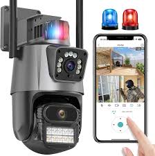 Cámara de Seguridad Dual Lens Alarm