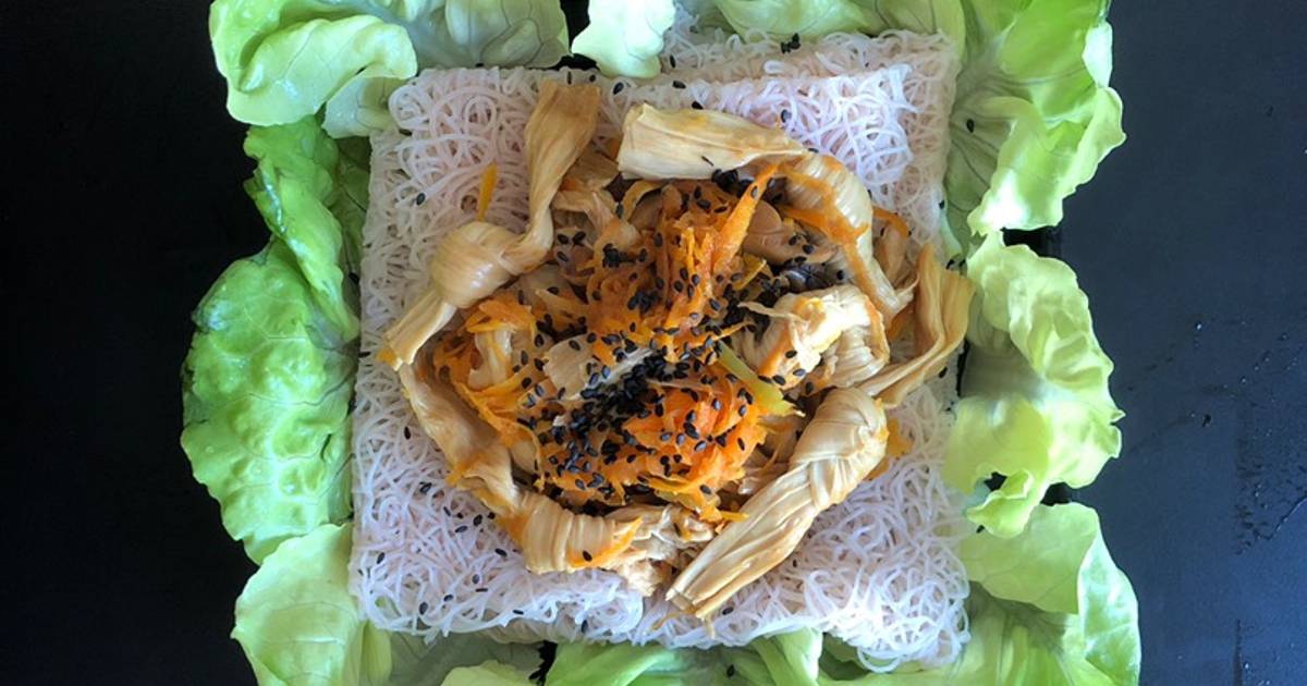 Tàu hủ ky xào - Bánh hỏi lứt | Món chay không phụ gia