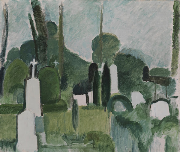 The Churchyard in Svanninge 1920