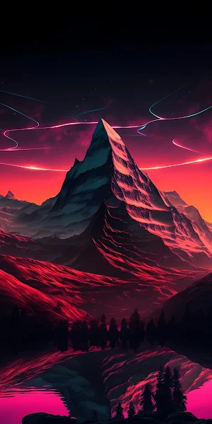 The Matterhorn Peak At Night Full HD iPhone Wallpaper Background