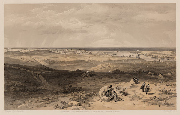 Sebastopol from the east or extreme right of English attack 1855