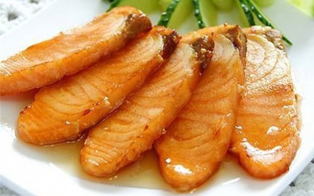 Cá Hồi Chiên Mật Ong