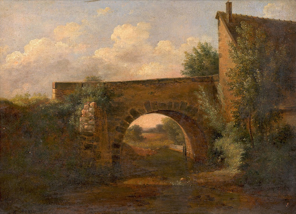 Paysage au pont