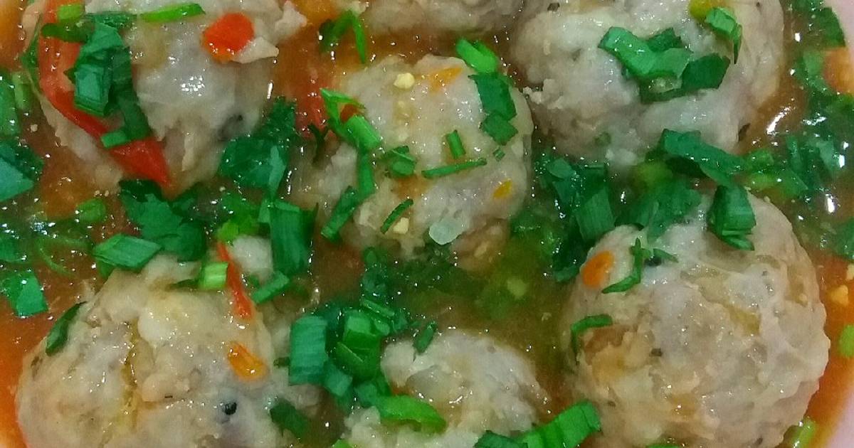 Xíu mại sốt cà chua