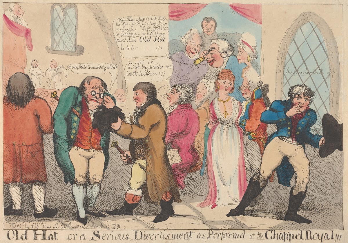 Old Hat or a Serious Divertisment as Performed at the Chappel Royal 1800
