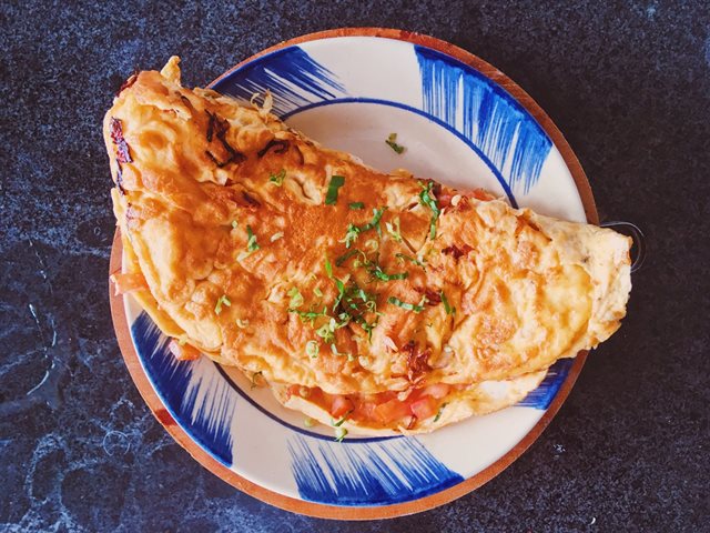 Trứng Chiên Cà Chua Sữa Tươi
