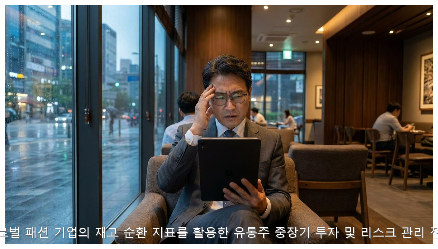 글로벌 패션 기업의 재고 순환 지표를 활용한 유통주 중장기 투자 및 리스크 관리 전략 핵심 안내 및 분석 인포그래픽 (2)