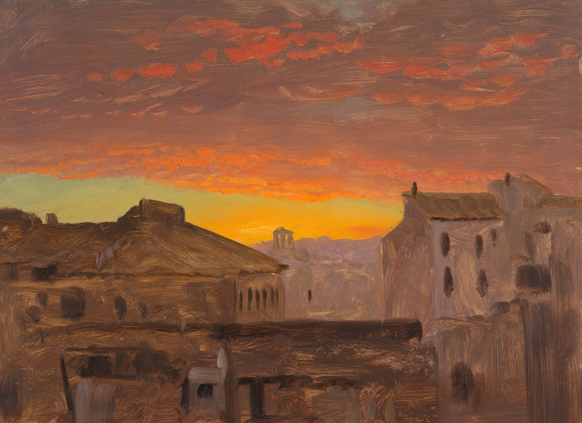 Rome Rooftops at Sunset 186869