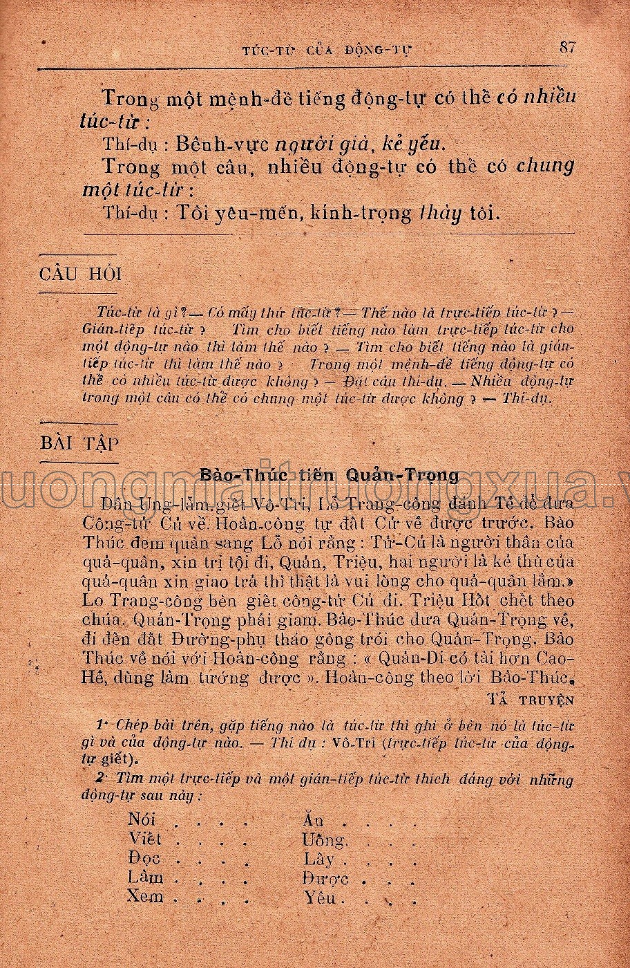Tiểu học Việt Nam văn phạm giáo khoa thư (1942) - Trang 85