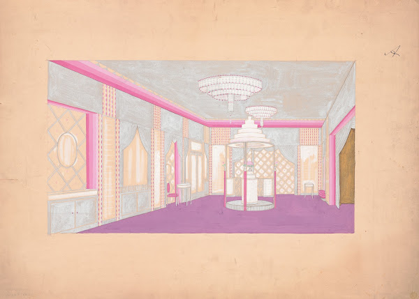 Design for the Lentheric Salon Fifth Ave  58th St Savoy Plaza Hotel New York NY
