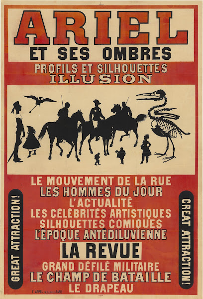 Ariel et ses ombres profils et silhouettes illusion 1890 1900