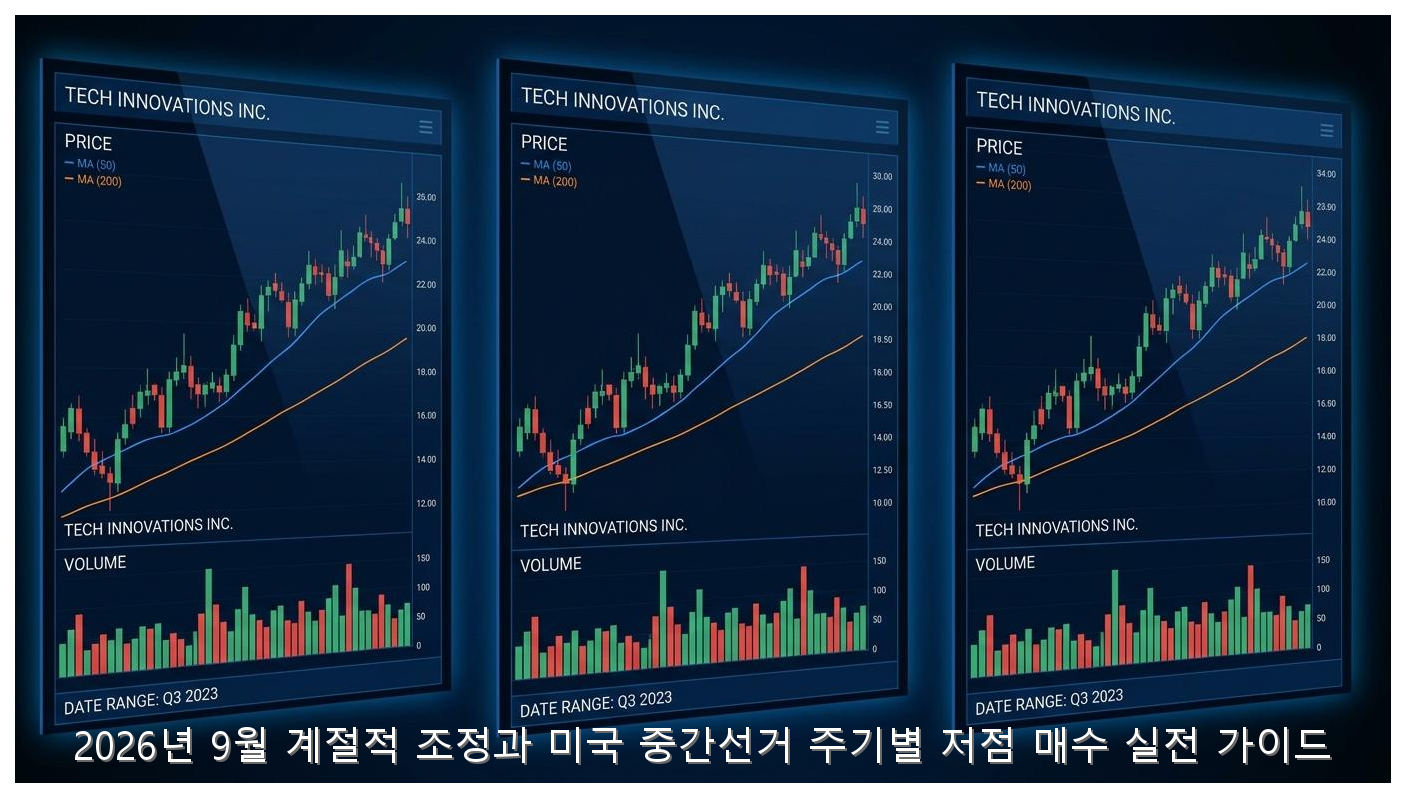 2026년 9월 계절적 조정과 미국 중간선거 주기별 저점 매수 실전 가이드 핵심 안내 및 분석 인포그래픽 (8)